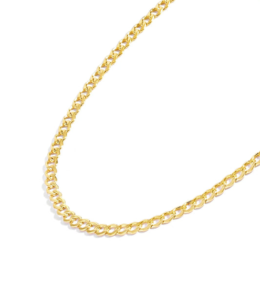 Gold Chain Necklace Collection - 14K Solid Yellow Gold Filled Miami Cuban Curb Link Chain Necklaces for Women and Men with Different Sizes (2.7Mm, 3.6Mm, 4.5Mm, or 5.5Mm)
